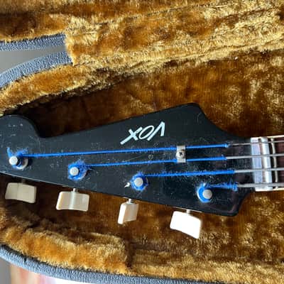 Vox Panther short scale vintage bass guitar Eko Italian mid-late 60s - Sunburst image 4