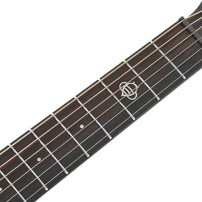 HEX BB200E M/BT Travel Mini Acoustic Guitar Black Satin Fishman Preamp Pickup Slotted Headstock image 8