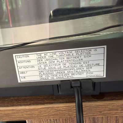 Technics SL-1410MK2 Direct Drive Turntable – Fully Serviced & Recapped – Black – €780 image 9