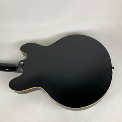 2005 Epiphone Dot DOT-EB Glossy Black Electric Guitar With Reunion Blues Gig Bag image 16