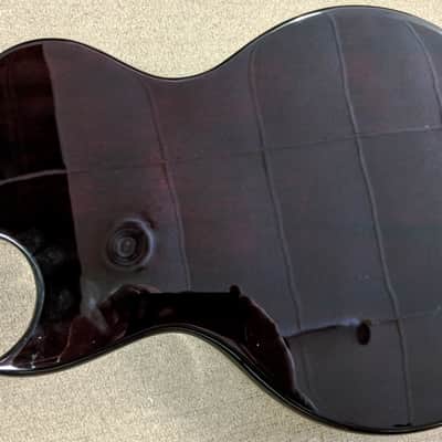 Xaviere Guitar Fetish Xv-550 Series Solid Carved Maple Semi Hollow Highly Figured Quilt Top LP Shape image 9