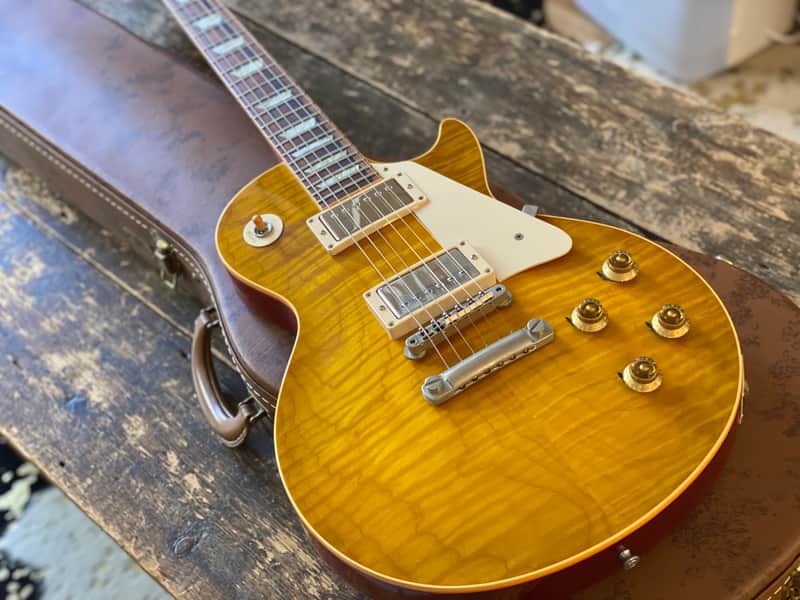 Gibson 2006 Yamano Ordered Custom Shop Special Order '59 Les Paul Standard Reissue Green Lemon image 1