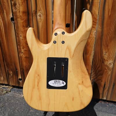 Schecter Diamond Series PROTOTYPE SVSS Exotic-FR - Natural/Quilt Top 6-String Electric Guitar (2023) image 9
