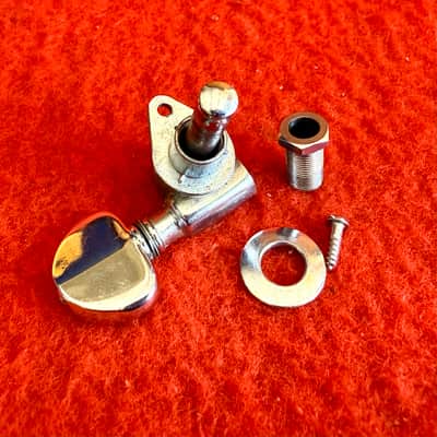 Grover PAF Rotomatic TREBLE SIDE guitar tuner c 1960 - Chrome pat pend original vintage USA Gibson guild martin image 2