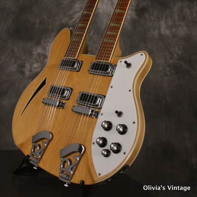 Rickenbacker 362-12 Double Neck w/Checkerboard Binding 1979 Mapleglo image 4