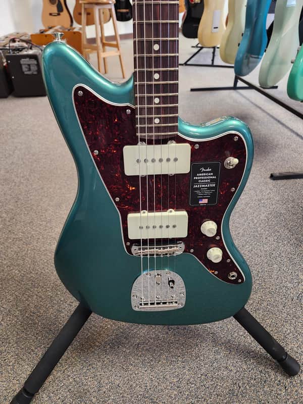 New 2025 Fender American Professional Classic Jazzmaster - Faded Sherwood Green Metallic w/ Fender Deluxe Gigbag image 1