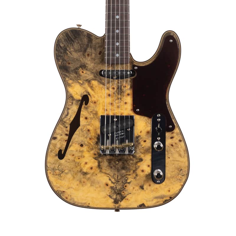 Fender Custom Shop Artisan Buckeye Double Esquire NOS - Aged Natural image 1
