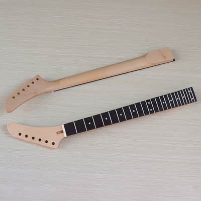 (DHL5-7 Day Delivery) 22 Fret 6 String Maple Banana electric guitar Neck - T shaped image 4