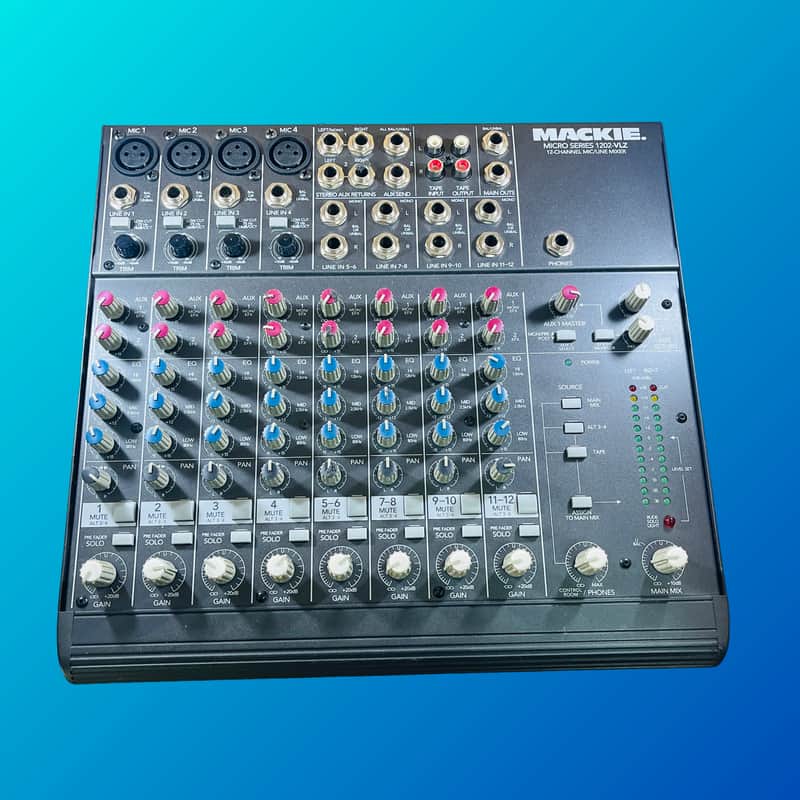 【動作品】MACKIE MS1202 初期型 アナログミキサー Mackie Micro Series 1202 12-Channel Mic / Line Mixer | Reverb