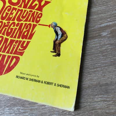 Walt Disney Tab Music of Today (1968) Easy Piano / Lyric Arrangements The One & Only Genuine Original Family Band image 15