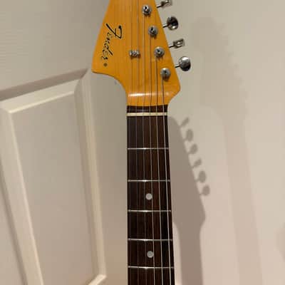 Fender Japan '62 Reissue Jaguar (JG-66) Left-handed - 2006-2008 Sunburst w/ Hard Case image 4