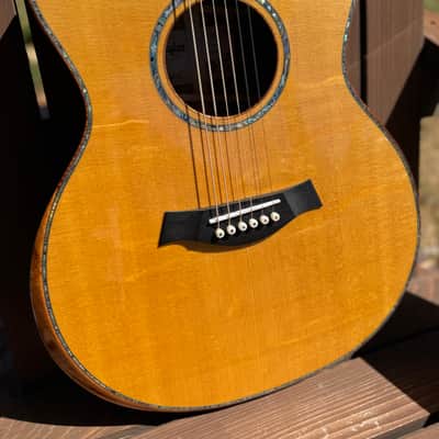 Taylor 2024 "Catch" Custom #27 Grand Auditorium Bearclaw Sitka/Bocote B4027 C14ce Acoustic-Electric Guitar w/HSC image 13