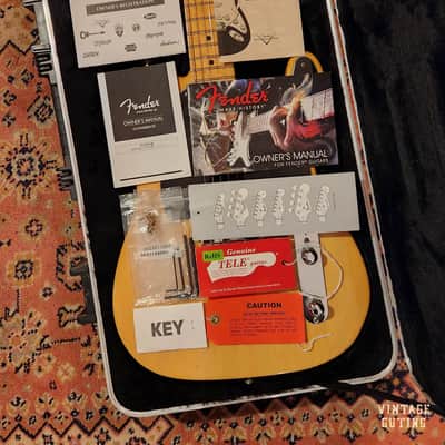 2011 Fender 60th Anniversary Telecaster Blackguard Blonde w/ OHSC | Limited Edition image 19