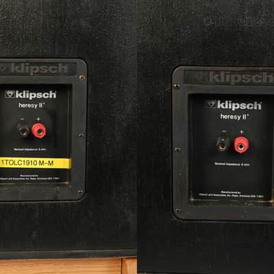 KLIPSCH HERESY II Vintage Speakers - Professionally Restored 1-Year Warranty image 13