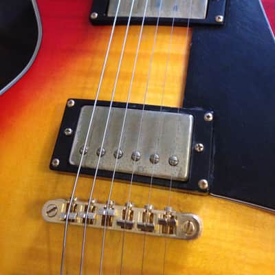 Epiphone Les Paul Custom Electric Guitar Cherry Sunburst image 4
