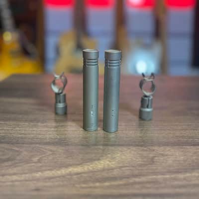 Vintage Pair Neumann KM 84 KMi Small Diaphragm Cardioid Condenser Mics w/ Original Clips Made in Germany! image 2