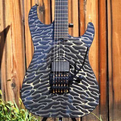 Schecter USA CUSTOM SHOP Sunset Custom-II 24 FR Golden Carbon Dichrolam Top w/ Case image 4