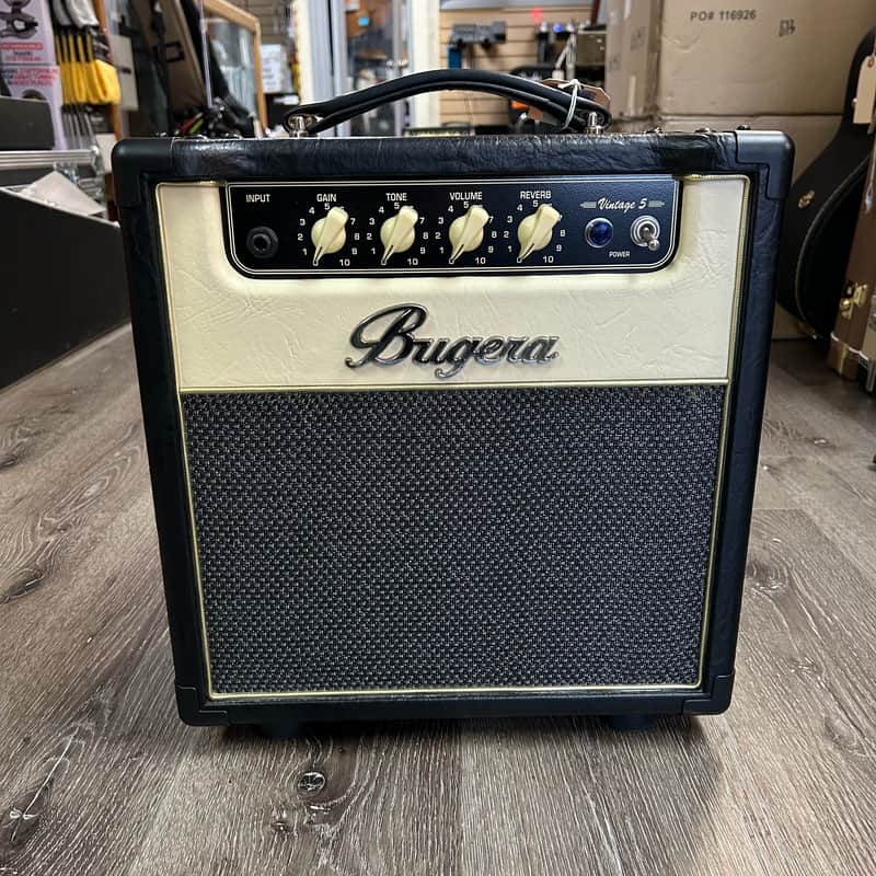 Bugera V5-INFINIUM 5W 1x8 Guitar 5W Combo 2010s - Black/Cream image 1