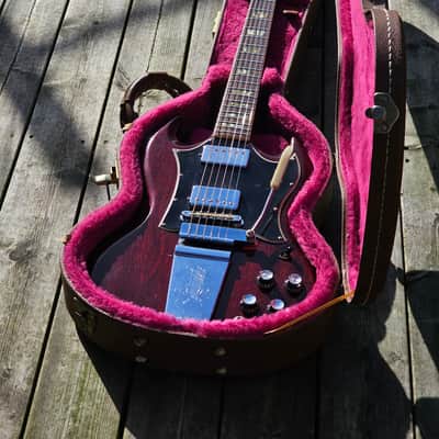Gibson SG Standard with Maestro Vibrola 1966 - Cherry image 1