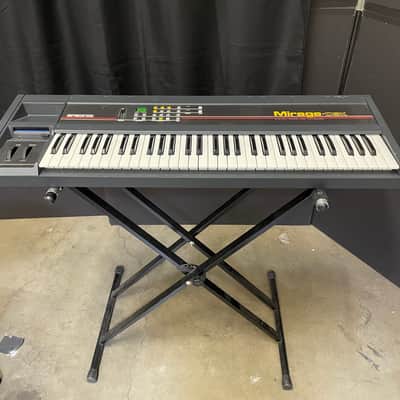 Ensoniq Mirage DSK-1 Digital Sampling Keyboard (red stripe) 1986 - Black image 1