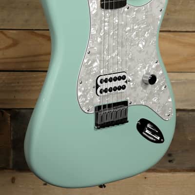 Fender Tom Delonge Stratocaster Electric Guitar Surf Green w/ Gigbag image 1