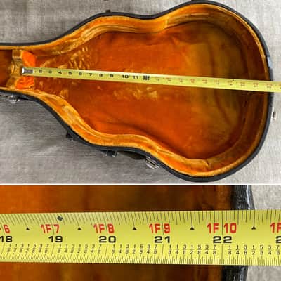 Vintage 1960’s-1970’s Gibson Hardshell EB Bass Case Made in USA Yellow Gold Interior - TLC image 20