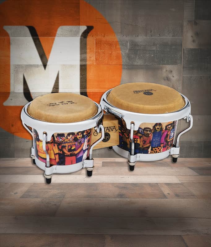 Latin Percussion LP Santana Mini Bongo Cr (LPM200-AW) image 1