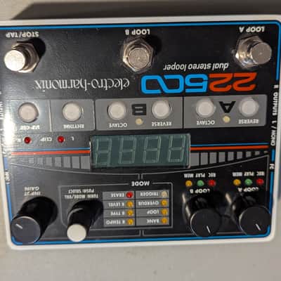 Electro-Harmonix 22500 Dual Stereo Looper 2015 - Present - Black