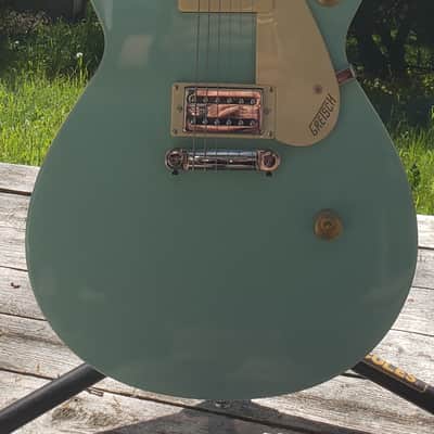 Gretsch G2215 P90 Streamliner Jr Jet Club 2010s Mint Metallic - Indonesia image 2