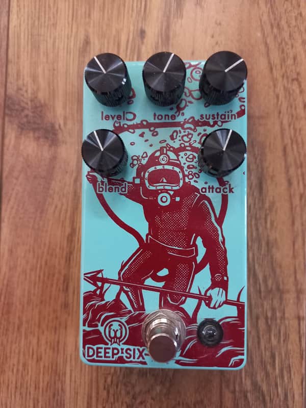 Walrus Audio Deep Six Compressor V3 2018 - 2021 - Blue / Red Diver image 1