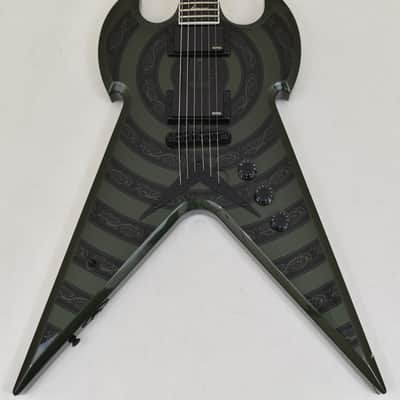Wylde Audio Metallic Green Warhammer NT Norse Dragon Bullseye Guitar B-Stock image 2