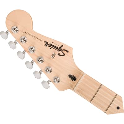 Squier Sonic Stratocaster HT - Arctic White w/ Maple FB image 4