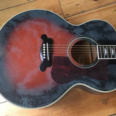 Yamaha CJ 12 Country Jumbo Acoustic Guitar Spares Or Repairs Working Project image 1