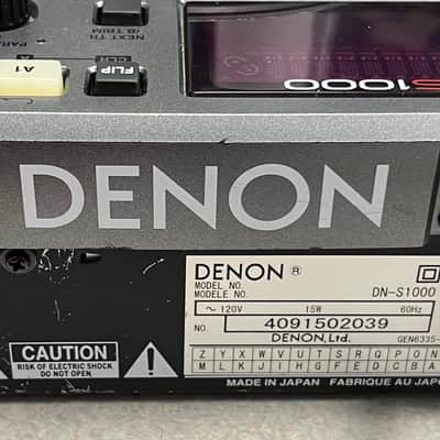 Denon DN-S1000 DJ Compact Portable CD/MP3 Player With Scratch & On-Board Effects - Black Bild 23