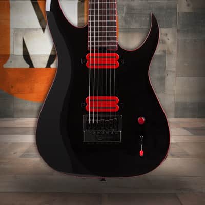 Schecter Sunset-7 ET Red Dawn - Gloss Black (3893) image 1