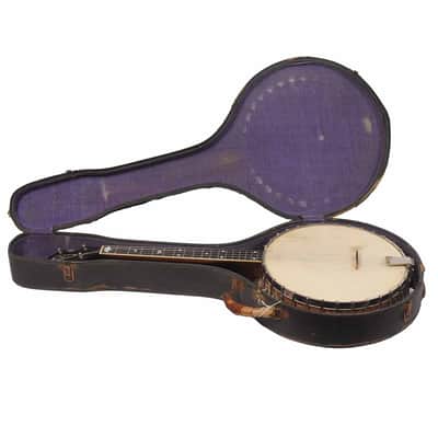 Vega 1925 Style M Tubaphone Tenor 4-String Banjo with Case image 3