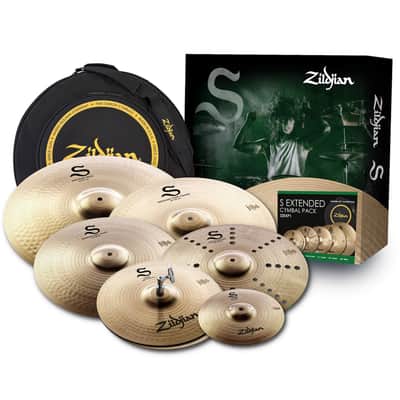 Zildjian SZEXP1 S Series Extended Box Set 10/14/16/16/18/20" Cymbal Pack - Brilliant image 1