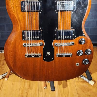 Vintage 1977 Gibson EDS-1275 Walnut w/ OHSC - Refret on 6-String Side image 7
