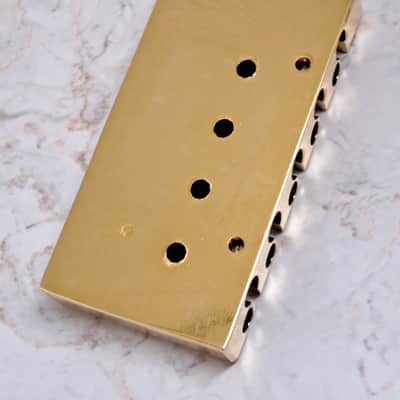 Ibanez EB10 2BB1EB10G5 5-String Bass Guitar Bridge- Gold Finish- NOS Unused- for use on DW835 Doug Wimbash Bass image 4