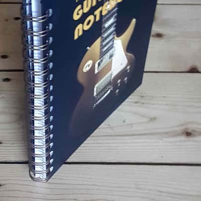 Guitarist's notebook for keeping tabs, chords, fretboard maps, lyrics, and amp settings. Hardcover. image 10