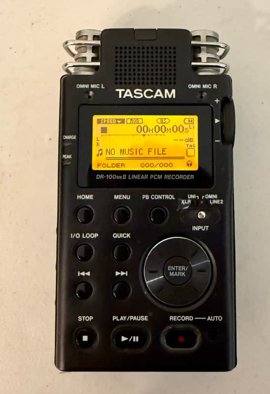 Tascam DR-100 MKII w Remote, power supply, and 16Gb SD card image 1