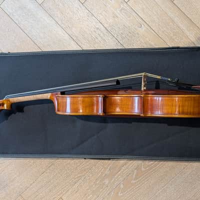 DZ Strad Model 400 Viola 16” NEW Outfit – 2 Bows + Adjustable Case image 9