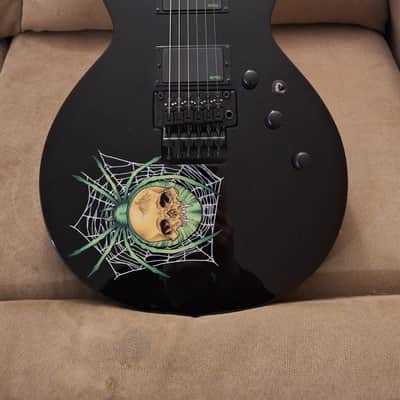 ESP LTD KH-3 Kirk Hammett Signature Spider - Black with Spider Graphic image 8