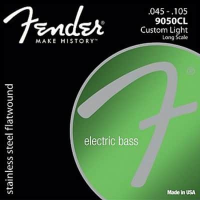 Fender Fender 9050CL Stainless Steel Flatwound Bass Strings - Standard / Long Scale image 1
