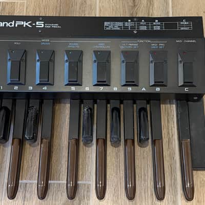 Roland PK-5 Dynamic MIDI Pedal Controller 1990 - 2005 - Black image 1