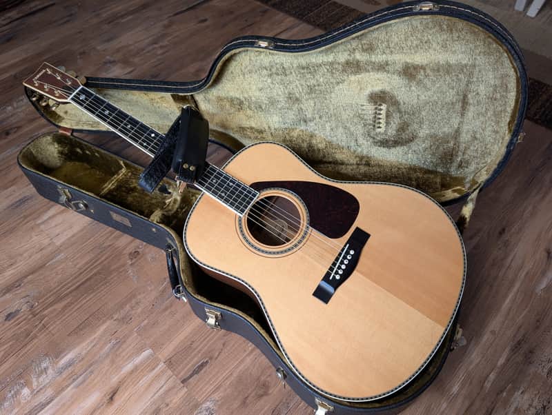 Yamaha L-15 Luxury Series Acoustic Dreadnought Guitar Japan 1980 Natural W/OHSC Strap image 1