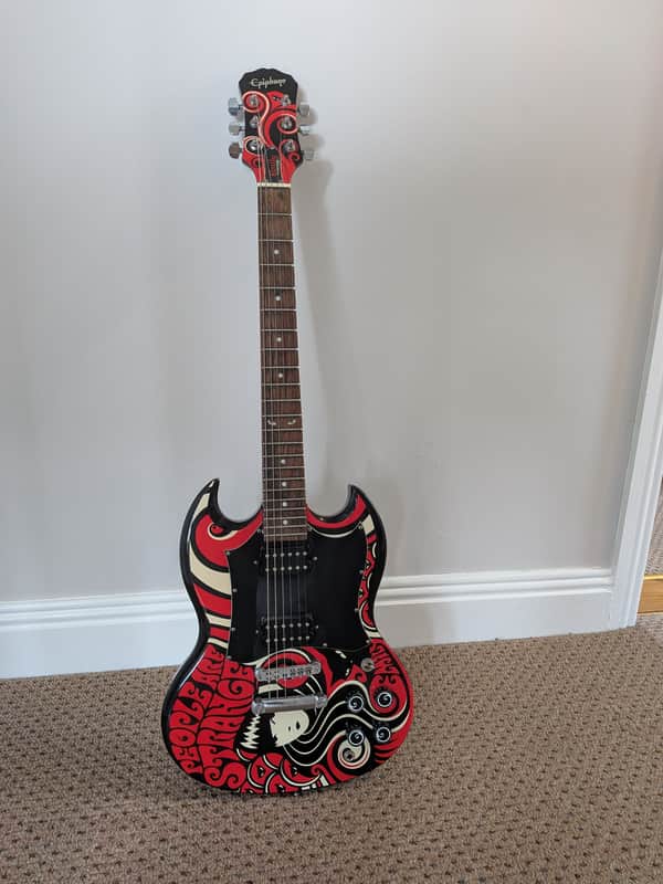 Epiphone Emily the Strange G-310 2003 - 2010 - Ebony with Emily the Strange Graphic image 1