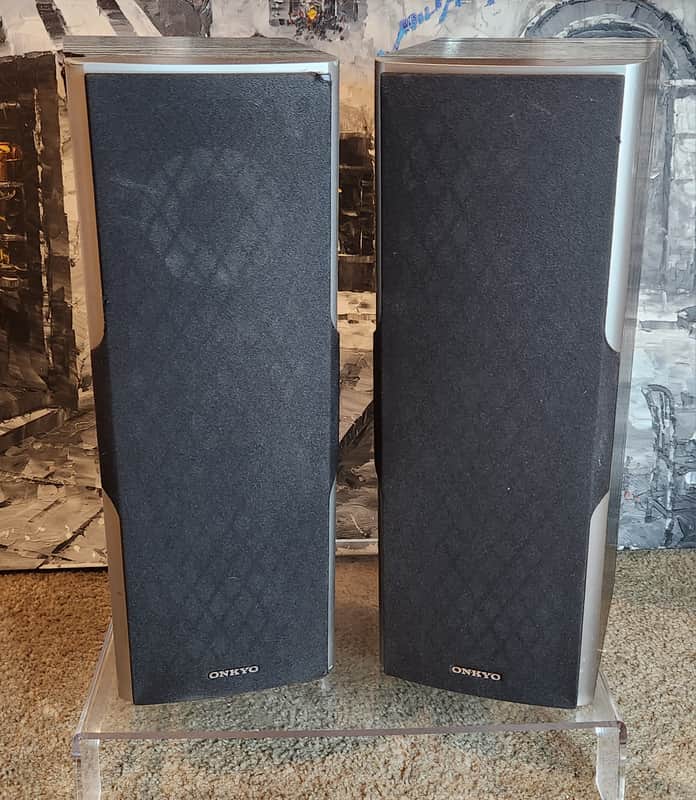Onkyo Onkyo SKF-540F front speakers (pair) 90s - Black image 1