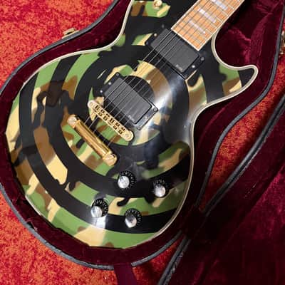 Gibson Zakk Wylde Les Paul Custom 2003 - 2016 - Camo Bullseye image 6
