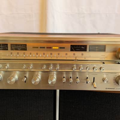 Pioneer SX-1080 120-Watt Stereo Solid-State Receiver 1978 - 1980 - Silver image 1